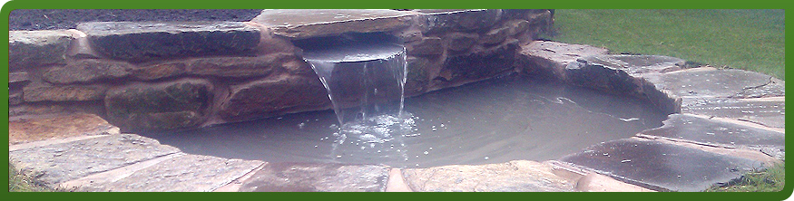 Garden Waterfall pond 